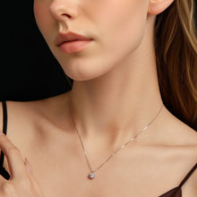 Load image into Gallery viewer, 925 Sterling Silver Moissanite & CZ Pavé Necklace - 40+5cm for Women