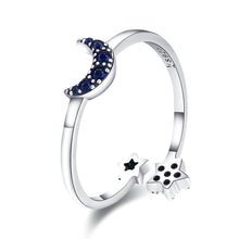 Load image into Gallery viewer, 925 Sterling Silver Adjustable Ring, 0.2cm Width, Size 1.1*0.7cm, Women