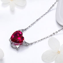 Load image into Gallery viewer, 925 Sterling Silver Necklace with 1.5x1.3 cm Pendant for Women