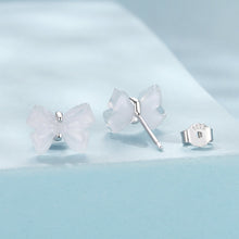 Load image into Gallery viewer, 925 Sterling Silver Earrings for Women, 0.8*1.1cm, Plated White Gold