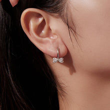 Load image into Gallery viewer, 925 Sterling Silver Moissanite 0.20 Carat Earrings Plated White Gold for Women