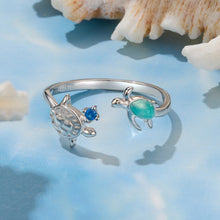 Load image into Gallery viewer, 925 Sterling Silver Enamel White Gold Plated Ring for Women