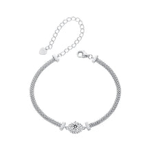 Load image into Gallery viewer, 925 Sterling Silver 0.5 Carat Moissanite White Gold Plated Bracelet for Women