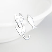 Load image into Gallery viewer, 925 Sterling Silver Earrings with Platinum Plating for Women