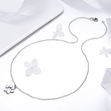 Load image into Gallery viewer, 925 Sterling Silver Necklace with SCN Pendant 1.5x1.4cm for Women