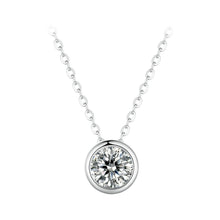 Load image into Gallery viewer, S925 Sterling Silver Moissanite Necklace 400mm with 1ct Moissanite for Women