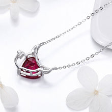 Load image into Gallery viewer, 925 Sterling Silver Necklace with 1.5x1.3 cm Pendant for Women
