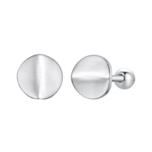 Load image into Gallery viewer, 925 Sterling Silver + White Gold Plated Earrings