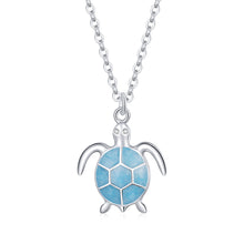 Load image into Gallery viewer, 925 Sterling Silver Adjustable Necklace with Pavé CZ and Enamel, 44cm