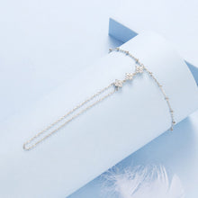 Load image into Gallery viewer, 925 Sterling Silver 15+6cm White Gold Plated Pavé Setting CZ Bracelets
