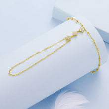 Load image into Gallery viewer, 925 Sterling Silver 15+6cm White Gold Plated Pavé Setting CZ Bracelets