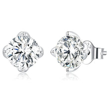 Load image into Gallery viewer, 925 Sterling Silver 0.50 Carat Moissanite Earrings for Women