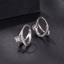 Load image into Gallery viewer, 925 Sterling Silver Moissanite 0.3ct Earrings Size 1.2*0.6cm for Women