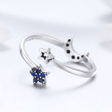 Load image into Gallery viewer, 925 Sterling Silver Adjustable Ring, 0.2cm Width, Size 1.1*0.7cm, Women