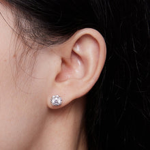Load image into Gallery viewer, 925 Sterling Silver Moissanite 0.50 Carat Earrings for Women
