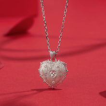 Load image into Gallery viewer, 925 Sterling Silver White Gold Plated Necklace with CZ Pendant for Women