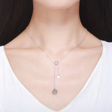 Load image into Gallery viewer, 925 Sterling Silver Necklace 42CM Length with 9.5CM Pendant for Women