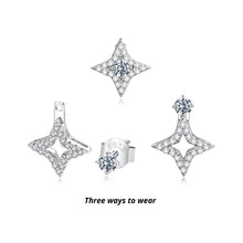 Load image into Gallery viewer, 925 Sterling Silver Moissanite 0.1ct Earrings for Women