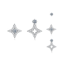 Load image into Gallery viewer, 925 Sterling Silver Moissanite 0.1ct Earrings for Women