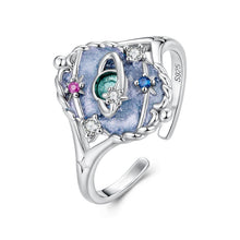 Load image into Gallery viewer, 925 Sterling Silver Pendant 1.5*1.2 cm with Enamel and CZ for Women