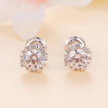 Load image into Gallery viewer, 925 Sterling Silver Moissanite 0.50 Carat Earrings for Women