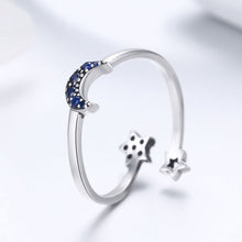 Load image into Gallery viewer, 925 Sterling Silver Adjustable Ring, 0.2cm Width, Size 1.1*0.7cm, Women