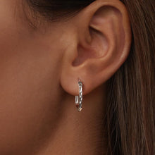 Load image into Gallery viewer, 925 Sterling Silver Hoop Earrings for Women