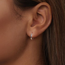 Load image into Gallery viewer, 925 Sterling Silver Earrings 1.3*0.3cm for Women