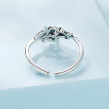Load image into Gallery viewer, 925 Sterling Silver Oxidized Adjustable Ring for Women