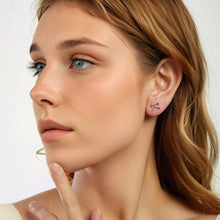 Load image into Gallery viewer, 925 Sterling Silver Plated White Gold Earrings