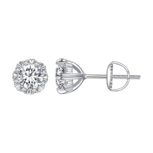 Load image into Gallery viewer, 925 Sterling Silver Moissanite 0.50 Carat Earrings for Women
