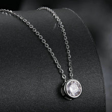 Load image into Gallery viewer, S925 Sterling Silver Moissanite Necklace 400mm with 1ct Moissanite for Women