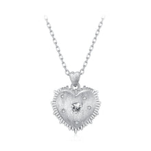 Load image into Gallery viewer, 925 Sterling Silver White Gold Plated Necklace with CZ Pendant for Women