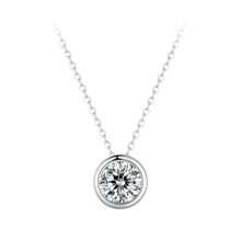 Load image into Gallery viewer, S925 Sterling Silver Moissanite Necklace 400mm with 1ct Moissanite for Women