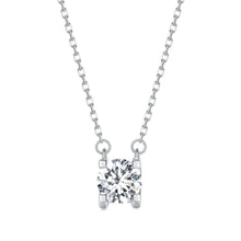 Load image into Gallery viewer, 925 Sterling Silver 0.65 Carat Moissanite Necklace for Women