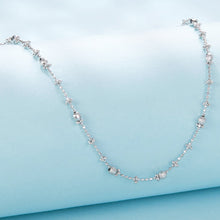Load image into Gallery viewer, 925 Sterling Silver 40+5cm White Gold Plated Necklace for Women