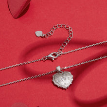 Load image into Gallery viewer, 925 Sterling Silver White Gold Plated Necklace with CZ Pendant for Women