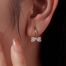 Load image into Gallery viewer, 925 Sterling Silver Moissanite 0.20 Carat Earrings Plated White Gold for Women