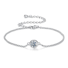 Load image into Gallery viewer, 925 Sterling Silver 0.50 Carat Moissanite Bracelet for Women