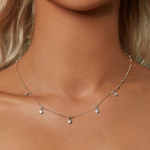Load image into Gallery viewer, 925 Sterling Silver 3mm Moissanite Necklace for Women