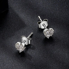 Load image into Gallery viewer, 925 Sterling Silver Moissanite 0.03 Carat Earrings for Women