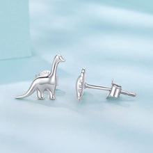 Load image into Gallery viewer, 925 Sterling Silver Earrings with Oxidized Finish, 1.1*1cm & 1.2*0.6cm for Women