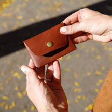 Load image into Gallery viewer, Leather Fold Wallet - USA Made