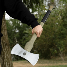 Load image into Gallery viewer, Functional double bit axe "Vargstal"