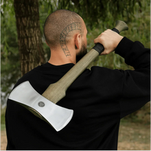 Load image into Gallery viewer, Functional double bit axe "Vargstal"