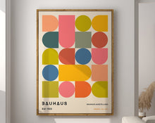 Load image into Gallery viewer, DecorBites™ Geometric Bauhaus Canvas Poster: Retro Home Wall Art