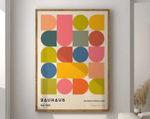Load image into Gallery viewer, DecorBites™ Geometric Bauhaus Canvas Poster: Retro Home Wall Art