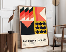 Load image into Gallery viewer, DecorBites™ Geometric Bauhaus Canvas Poster: Retro Home Wall Art