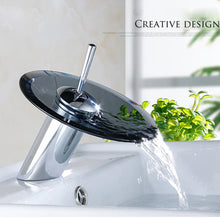 Load image into Gallery viewer, DecorBites™ Glass Waterfall Basin Sink Faucet