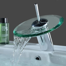 Load image into Gallery viewer, DecorBites™ Glass Waterfall Basin Sink Faucet